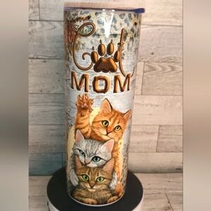 Cat Mom 20oz. Stainless Steel Tumbler